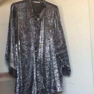 Metallic blouse